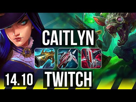 CAITLYN & Thresh vs TWITCH & Renata Glasc (ADC) | 66% winrate, 54k DMG, 16/4/6 | EUW Diamond | 14.10