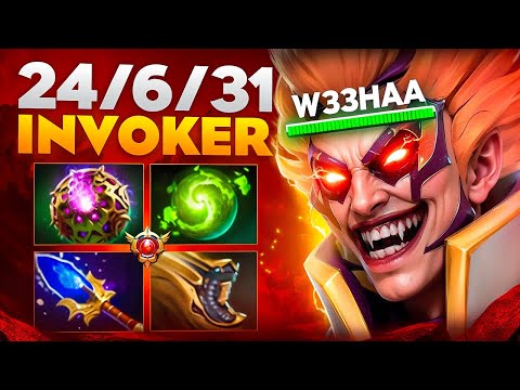 TIER 30 INVOKER🔥THE STRONGEST INVOKER W3HAA🔥❘ w33 Invoker 7.40b