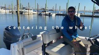 Centering the Wheel on your Boat - Boater Safety and Education