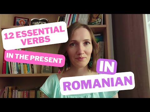 12 ESSENTIAL VERBS in the present in ROMANIAN (+ Romanian / English subtitles)