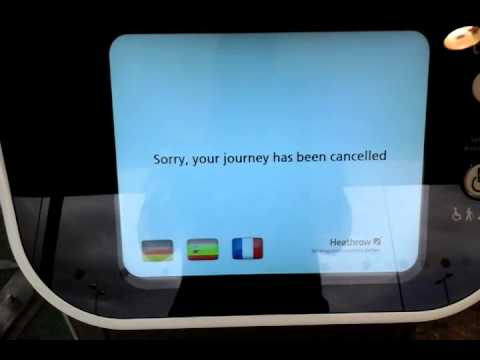 Heathrow Pod glitch: Doors jam and Journey cancelled!