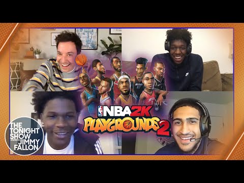 ジミーがNBA 2Kのプレイグラウンド2でNBAドラフト展望に挑戦 (Jimmy Challenges NBA Draft Prospects on NBA 2K Playgrounds 2)