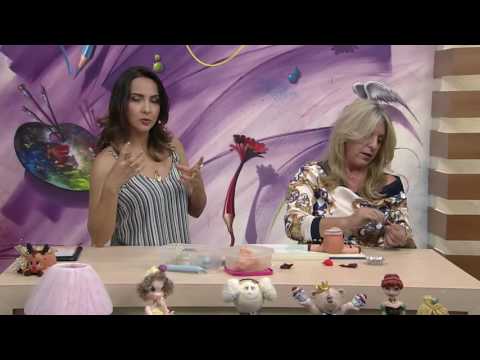 Mulher.com - 16/12/2016 - Porta vela em biscuit - Regina Napoli PT2