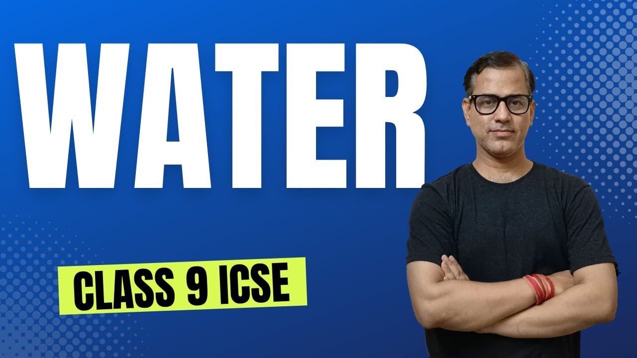 Water ICSE Class 9 | Water Chemistry | @sirtarunrupani