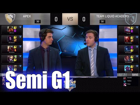 Apex vs Team Liquid Academy | Game 1 Semi Finals S6 NACS Spring 2016 | APX vs TLA G1