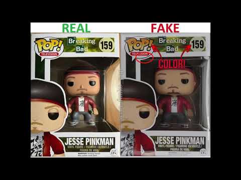 Funko Pop Legit Guide "Real Vs Fake": JESSE PINKMAN #159 – BREAKING BAD