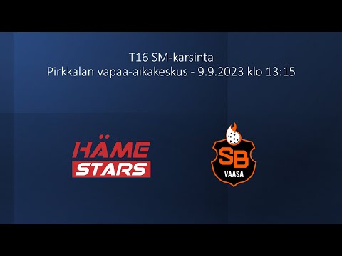 T16 SM-karsinta: Häme Stars - SB Vaasa (9.9.2023)