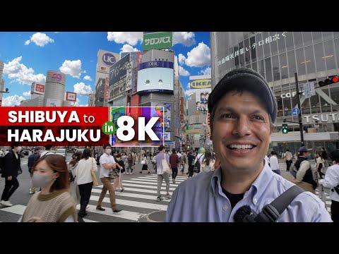 東京 8K 涉谷至原宿街景電車 (Tokyo 8K Shibuya to Harajuku Street View by Train)