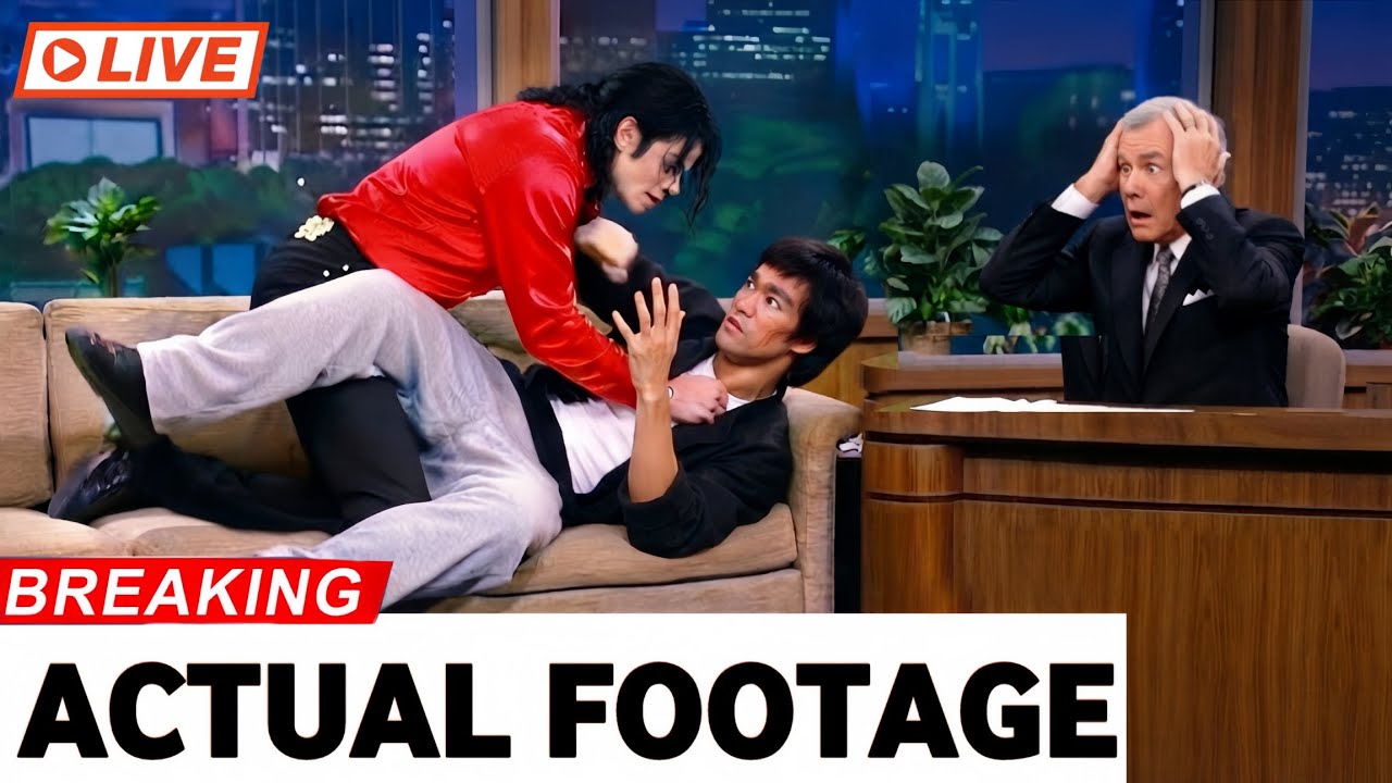 “I’m A Real Star, You’re NOTHING!” —Michael Jackson Insulted Bruce Lee Live…Johnny Carson PANICS!