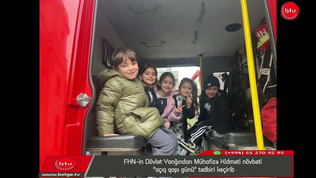 FHN-in Dövlət Yanğından Mühafizə Xidməti növbəti “açıq qapı günü” tədbiri keçirib