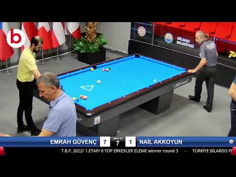 EMRAH  GÜVENÇ & NAİL AKKOYUN Bilardo Maçı - 