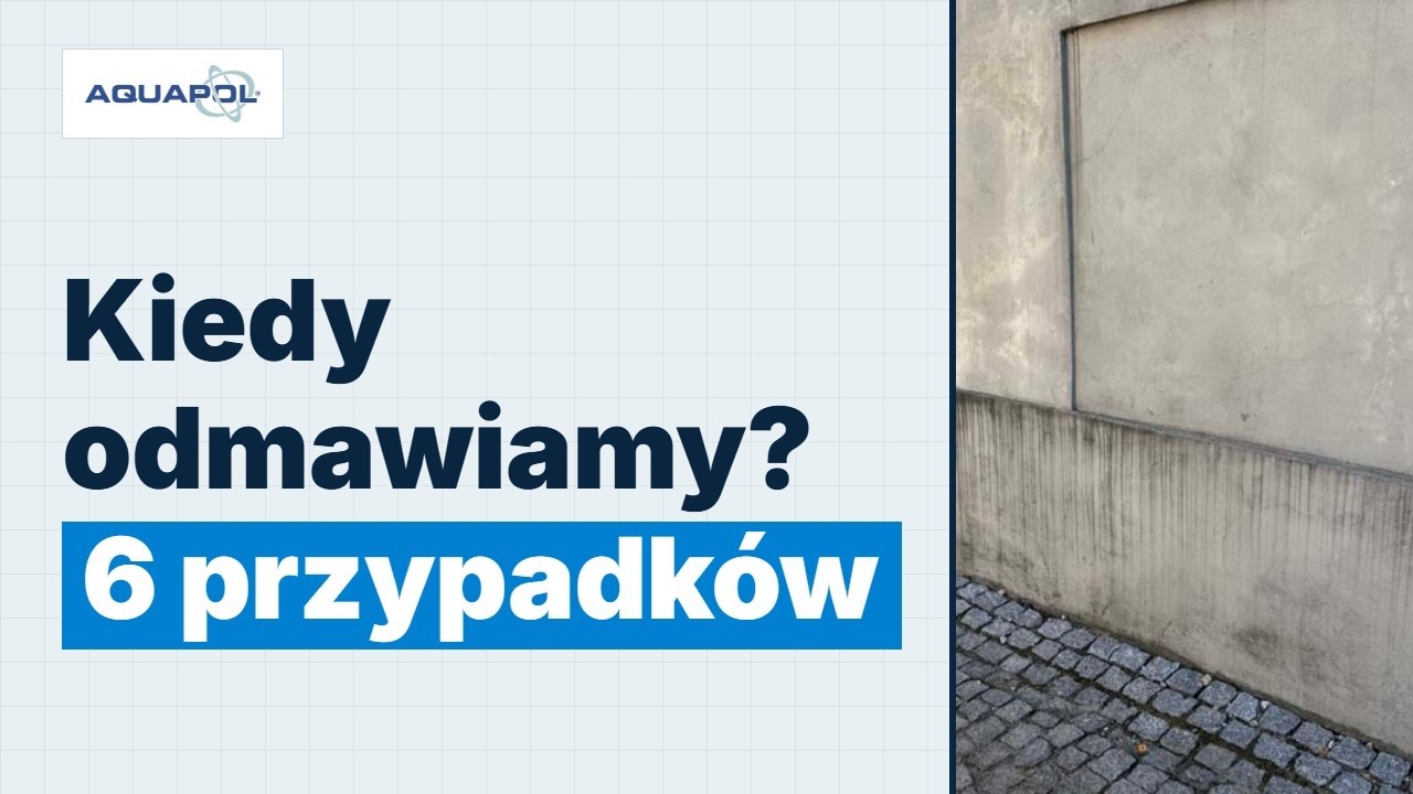Kiedy firma od osuszania nie pomoże: 6 przypadków