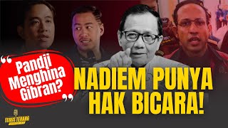 MAHFUD MD TENTANG PANDJI-GIBRAN, NADIEM & KONTROVERSI KUHAP