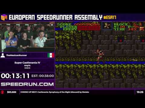 #ESA17 Speedruns - Super Castlevania IV [Any%] by TheMexicanRunner