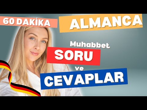 1 Saatte  ALMANCA  ÖĞRENIN /Günlük Soru ve Cevaplar