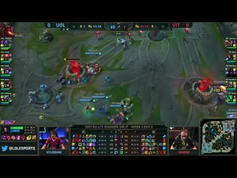 VIT vs UOL Highlights Game 1 EU LCS SUMMER 2017 Vitality vs Unicorns of Love W1D2