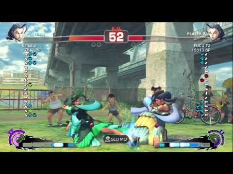tiaflatte [Rose] vs FUCU T2 [Rose] SSF4 Japanese Online Ranked Matches - TRUE-HD
