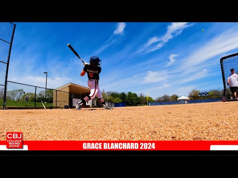 Grace Blanchard 2024 Shortstop/Pitcher/Catcher Softball Skills Video