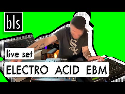 Black Light Smoke - Electro Acid EBM - Live Set (Ableton + Hardware)