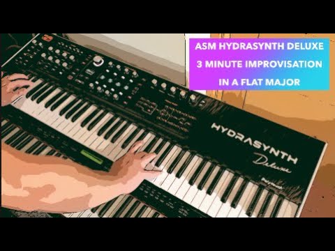 ASM Hydrasynth Deluxe: - 3 minute improvisation in Ab Major