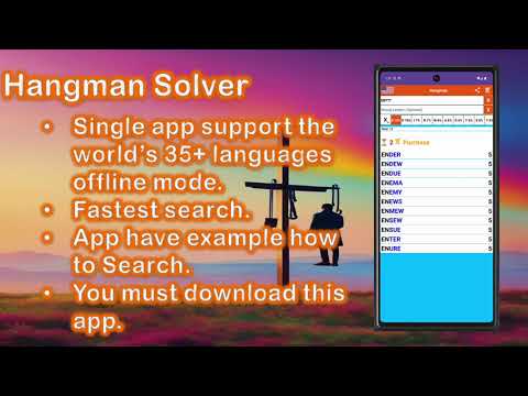 Hangman Solver: Cheat, Hint