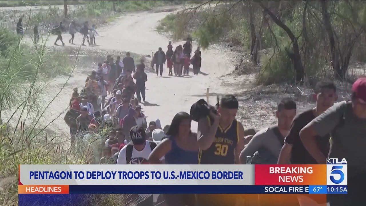 Pentagon deploying troops to US-Mexico border