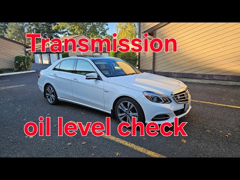 Mercedes  772.9  transmission oil level check ( 7g tronic )