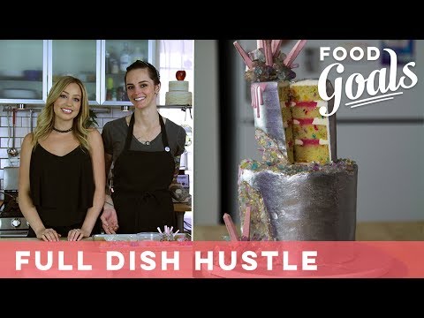 Full Dish Hustle: How Sugar Monster Makes a Geode Cake | Food Network