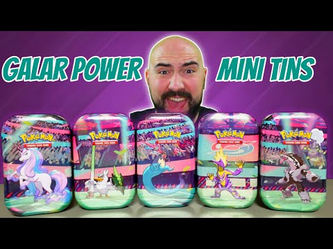 *NEW GALAR POWER MINI TINS!* Pokemon Cards Opening!