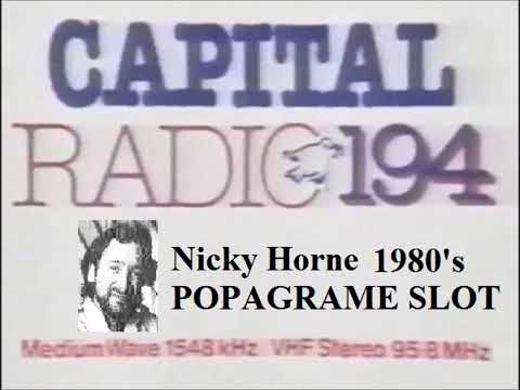 Nicky Horne POPAGRAME Capital Radio 30th Nov 1982 "Oh Doom For The Barn" = "Brotherhood of Man