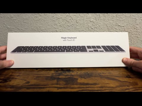 Good All Around. Apple Magic Keyboard With Touch ID, Black Keys, And USB-C Unboxing + First Look