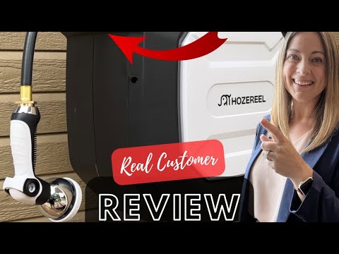 Effortless Garden Maintenance with HOZEREEL Retractable Hose Reel! | Heavy Duty Garden Hose Review