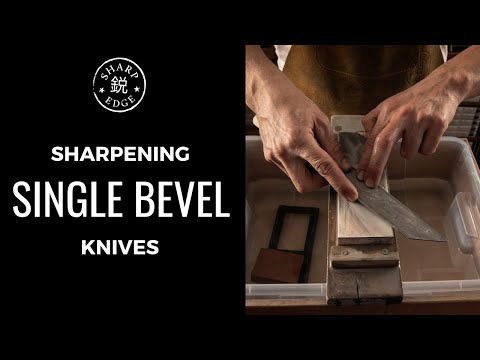 How To Sharpen Single Bevel Japanese Knives - Advanced Sharpening Guide