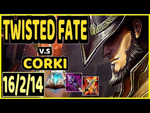 EVROT (TWISTED FATE) vs CORKI - 16/2/14 KDA MID CHALLENGER GAMEPLAY - BR
