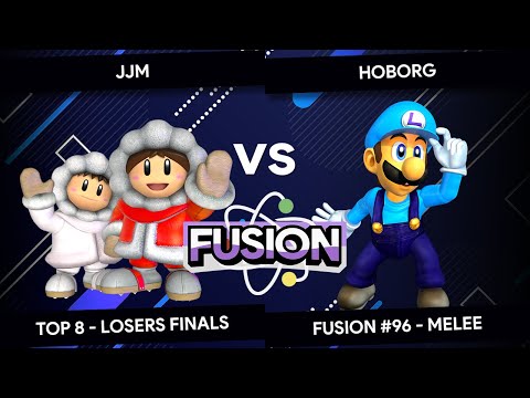 Fusion #96 - Melee - JJM (Ice Climber) vs HOBORG (Luigi) - Top 8 - Losers Finals