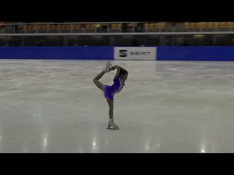 12. Santa Claus Cup 2018: Julia Szentivanyi (HUN) - FS Cubs Girlsd ISU 8 Free Skating