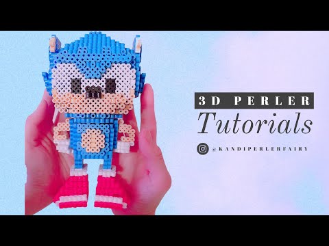 Easy Sonic Perler Bead Pattern