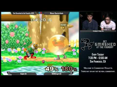 Get Smashed at the Foundry #59 - Winner Quarters: Ralph (Falco) vs MIOM|Toph (Fox)