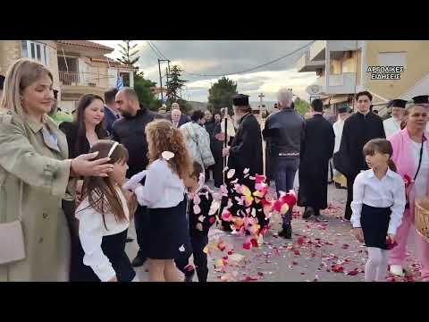 Μεγάλη ευλογία στο Κιβέρι: Υποδοχή πιστού αντιγράφου του Σταυρού του Μ.Κωνσταντίνου με Τίμιο Ξύλο από το Αγιον Ορος  - Βήμα Ορθοδοξίας