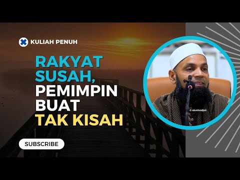 Rakyat Susah, Pemimpin Buat Tak Kisah  Ustaz Mohd Shaffi