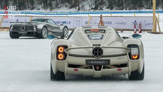 Manual V12 Pagani Utopia SOUNDS at The ICE St. Moritz