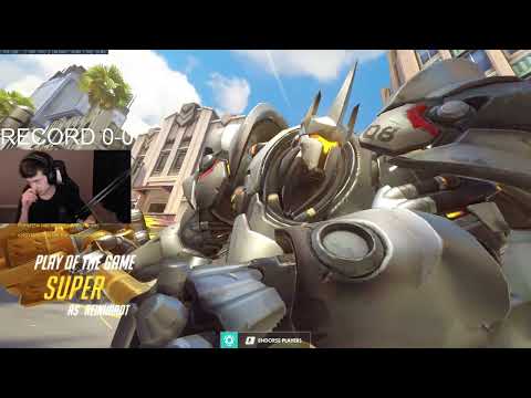 18 RANK! POTG! SUPER REINHARDT GAMEPLAY OVERWATCH SEASON 36 TOP 500