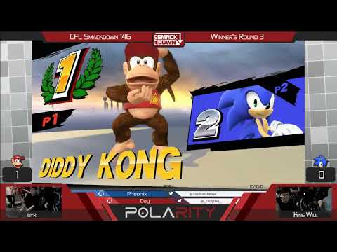 CFL Smackdown 146 WiiU - Dyr (Bayonetta) vs KingWill (Sonic) - Winners R3