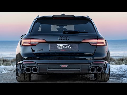 1of50! 510HP AUDI RS4+ ABT B9 MURDERED OUT & CARBONIZED - Before the regulations, No limiters!