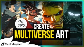 How To Make INSANE Multiverse Art With Midjourney in 2025!