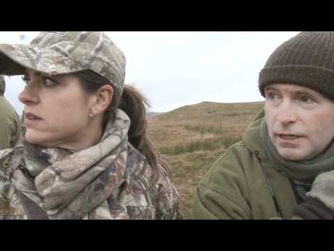 Pam Zaitz hunts deer in England Pam Zaitz hunts deer in England