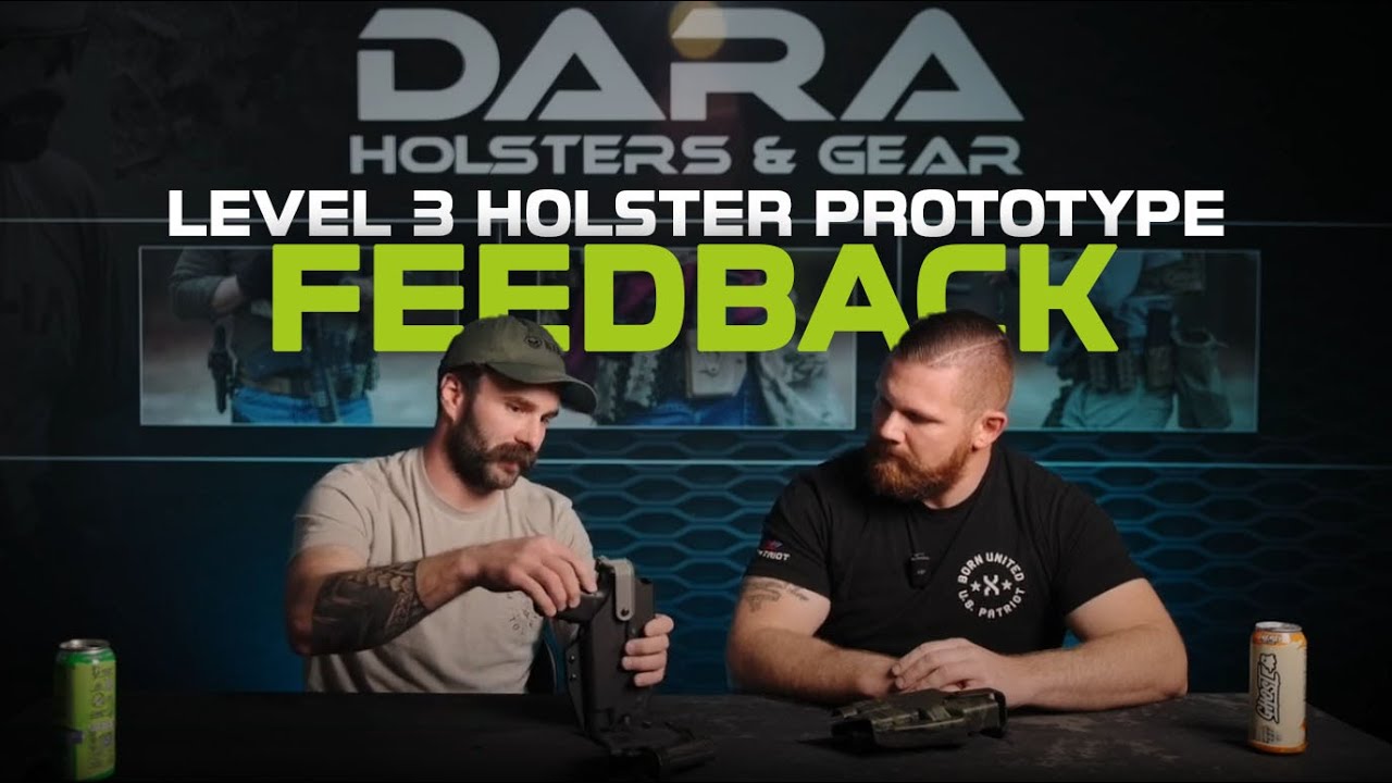 SWAT Commander Jacob Horton Reviews Our Level 3 Duty Holster Prototype (Unfiltered Feedback)
