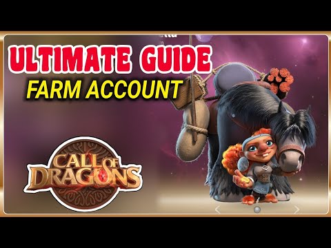 Call of dragons - FARM ACCOUNT ultimate guide | Best tips and tricks