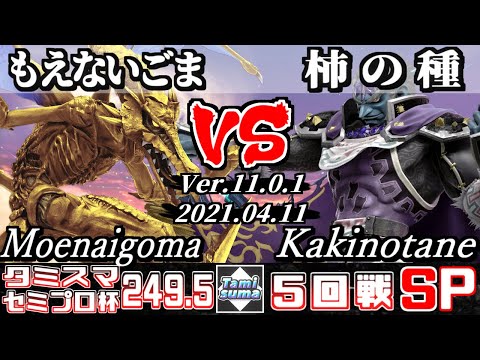 タミスマSP249.5 セミプロ杯5回戦 もえないごま(リドリー) VS 柿の種(ガノンドロフ) - スマブラSP