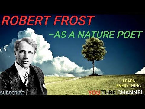 Robert Frost as a nature poet